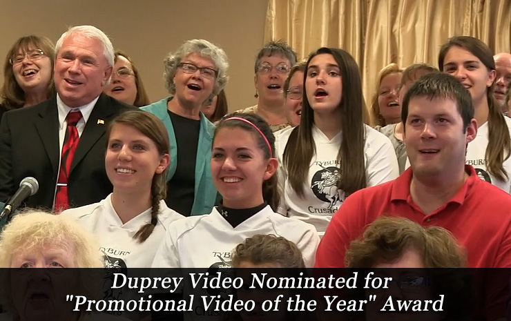 Duprey Video Nominated for “Promotional Video of the Year” Award
